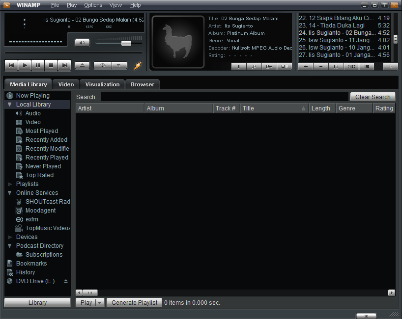 Winamp для андроид