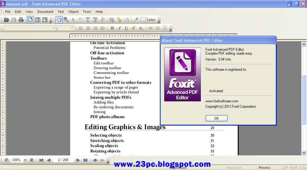 Foxit advanced editor