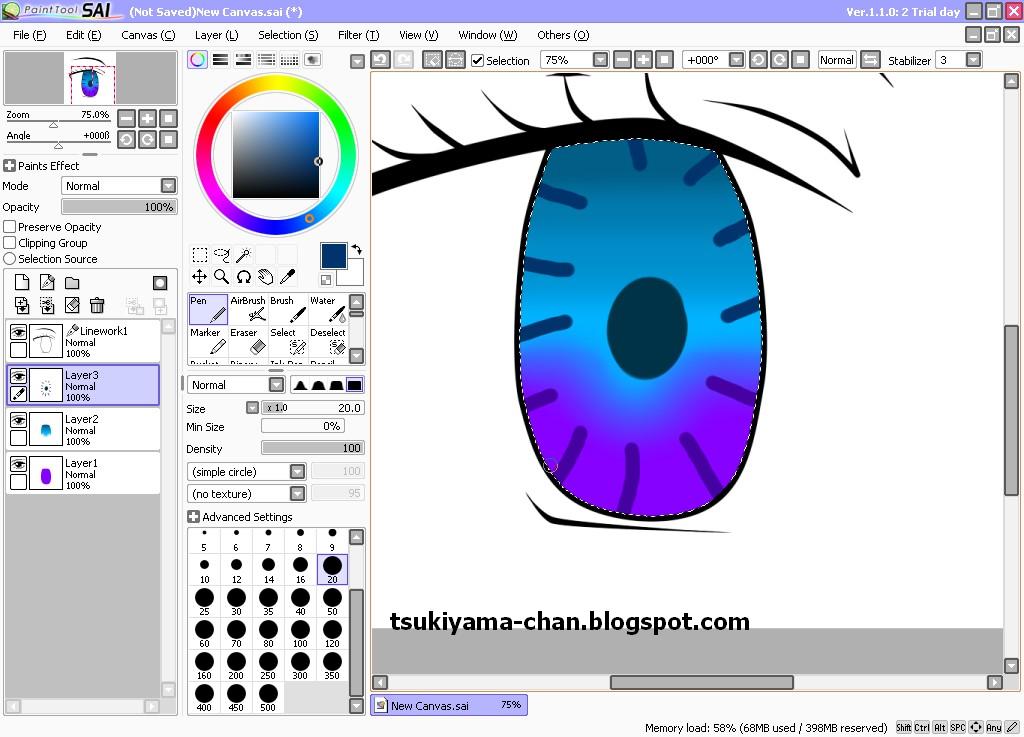 Sai paint tool 2 не рисует перо