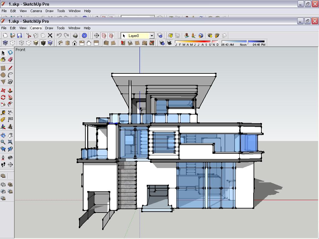 Как выгрузить чертежи sketchup