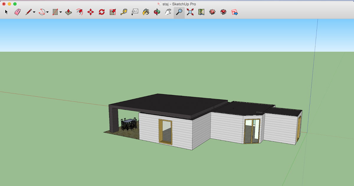 Sketchup как рисовать стены