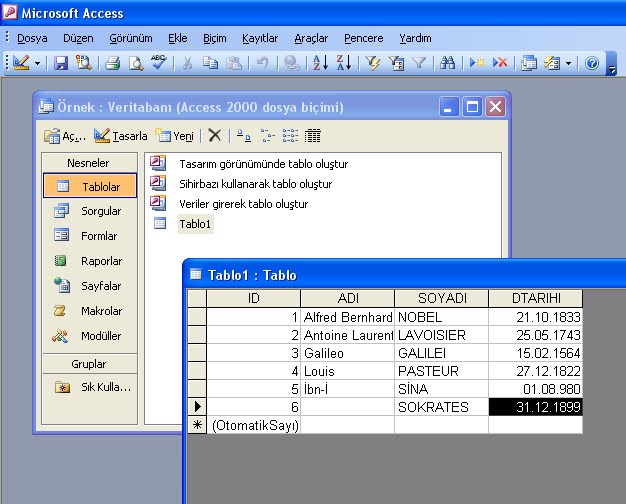 Access создать файл excel