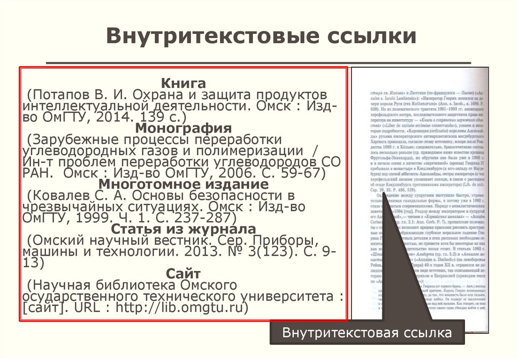 Как делать ссылки в индивидуальном проекте