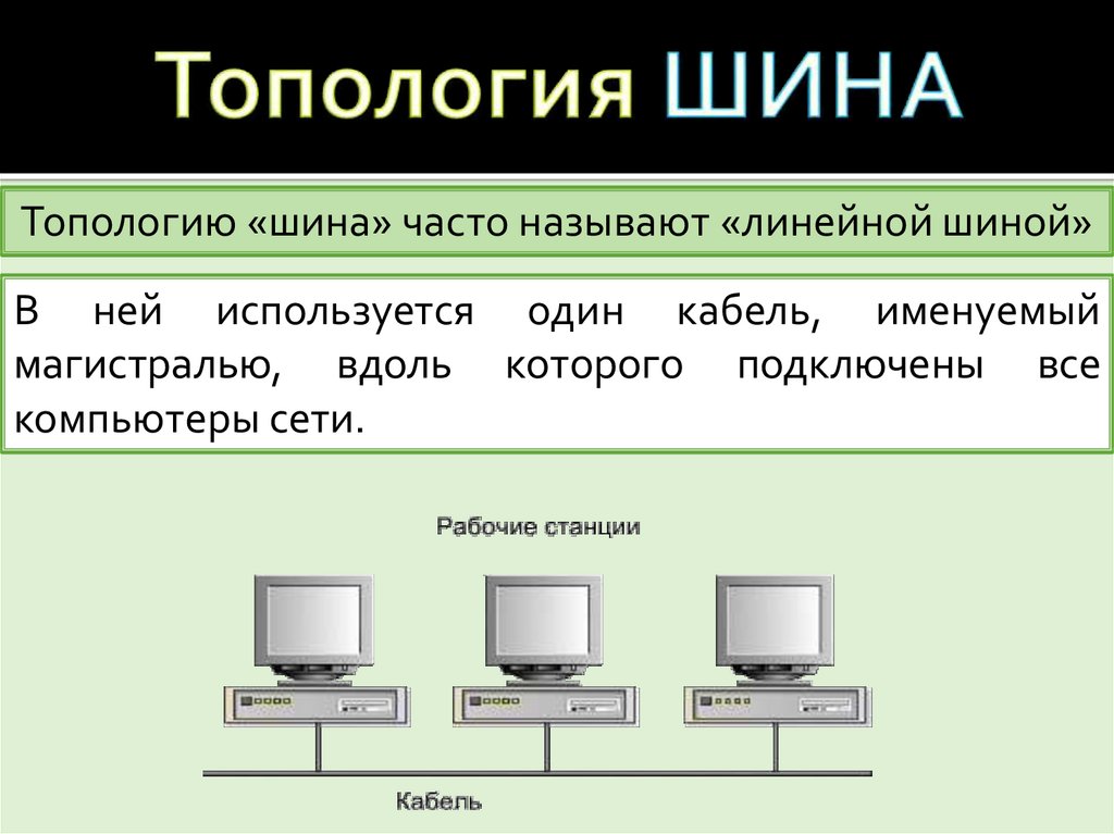 Вид сети шина