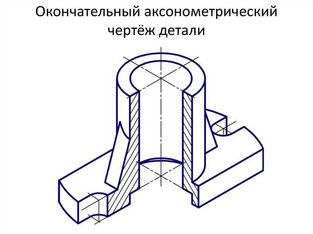 Аксонометрический чертеж считается заданным если известно