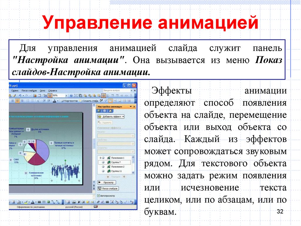 Сделать презентацию с анимацией