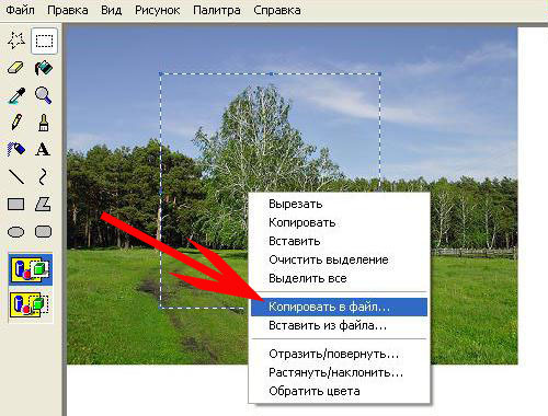 Обрезать фотографию по контуру