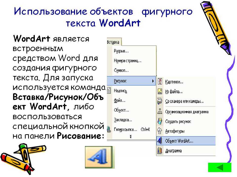 Рисунки текстом программа. Вставка рисунков и объектов wordart. Вставка графических объектов в Word. Вставка объекта в ворд. Объект в Ворде.