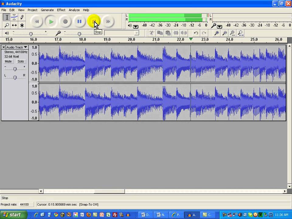 Audacity как убрать шум клавиатуры