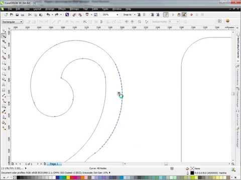 Как замкнуть линии в coreldraw
