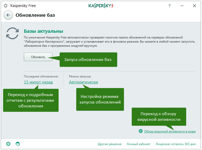 Как обновить базы касперского на линуксе