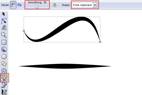 Как рисовать прямые линии в inkscape