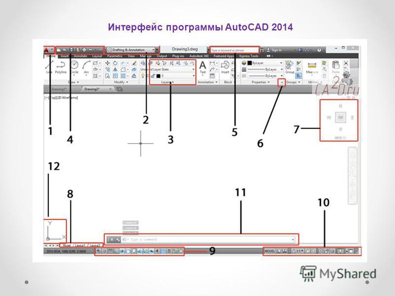 Виды автокада