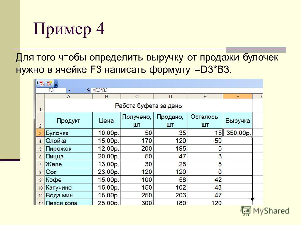 Excel автозаполнение