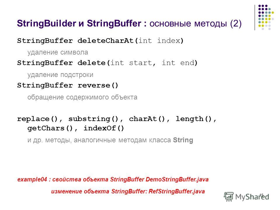 Js подстрока. Подстрока java. Методы класса STRINGBUFFER java. STRINGBUFFER java методы. STRINGBUILDER java методы.