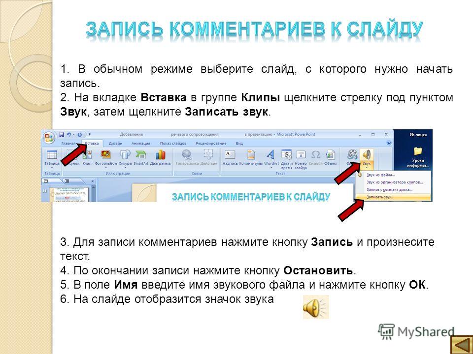 Обычный режим презентации