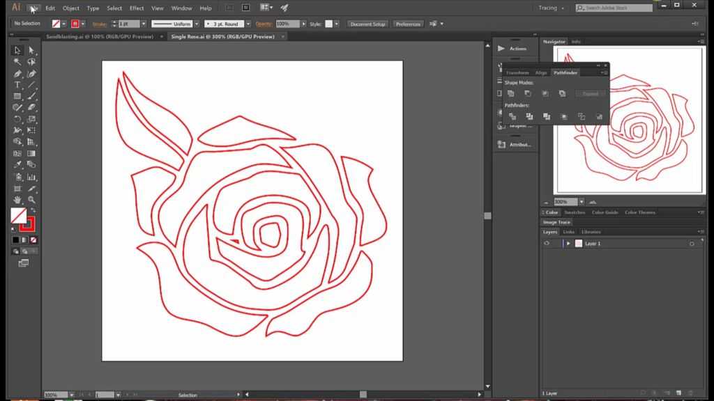 Adobe illustrator объединить контуры