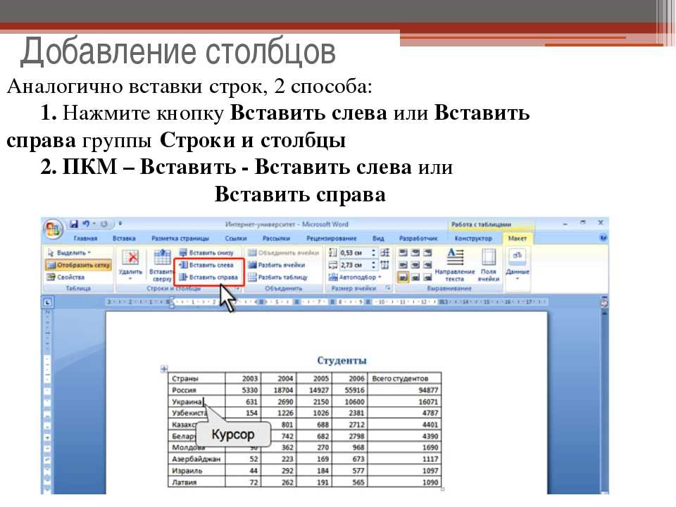 Как увеличить ширину столбца в диаграмме powerpoint