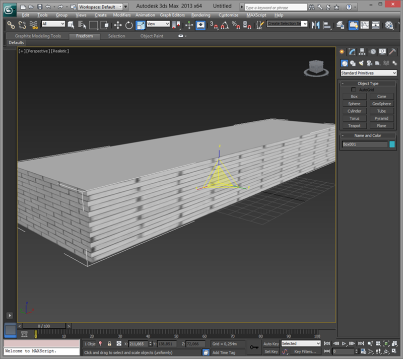 Наложить текстуру в 3d max