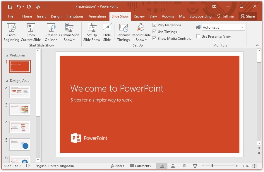 Как сделать свой фон в презентации powerpoint 2016