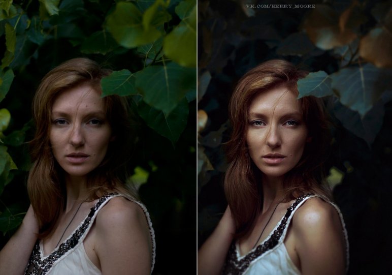 Как соединить две фотографии до и после