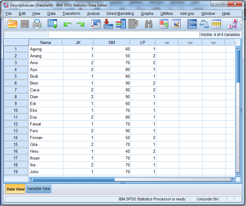 Как открыть файл spss