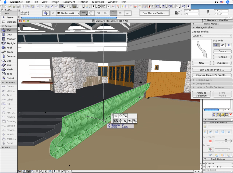 Создание отделки в archicad