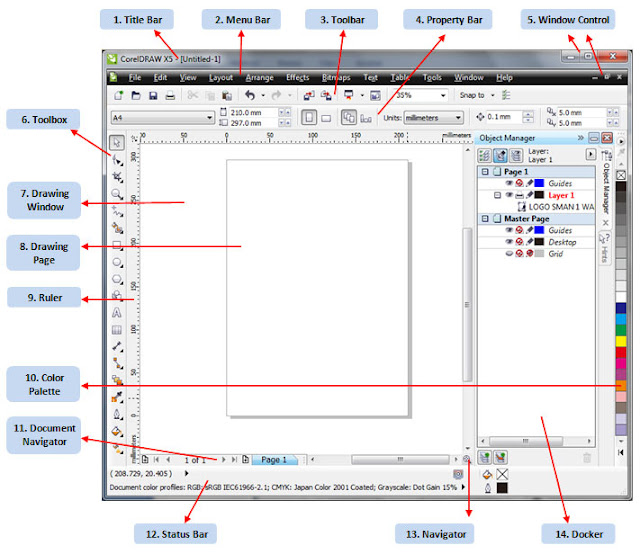 Coreldraw как напечатать выделенную область