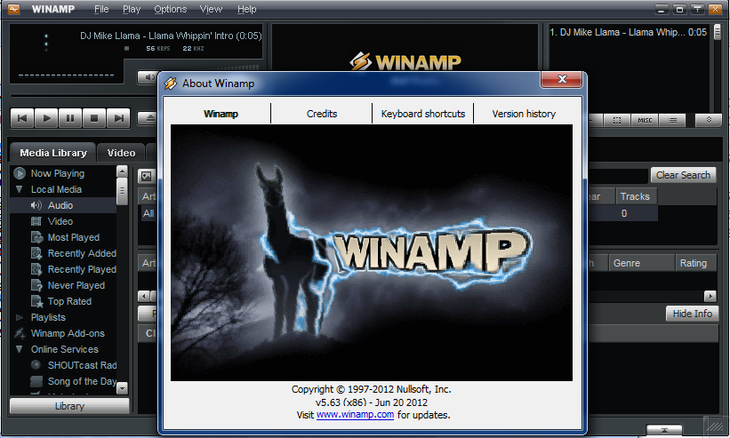 Как в winamp загрузить порядок воспроизведения