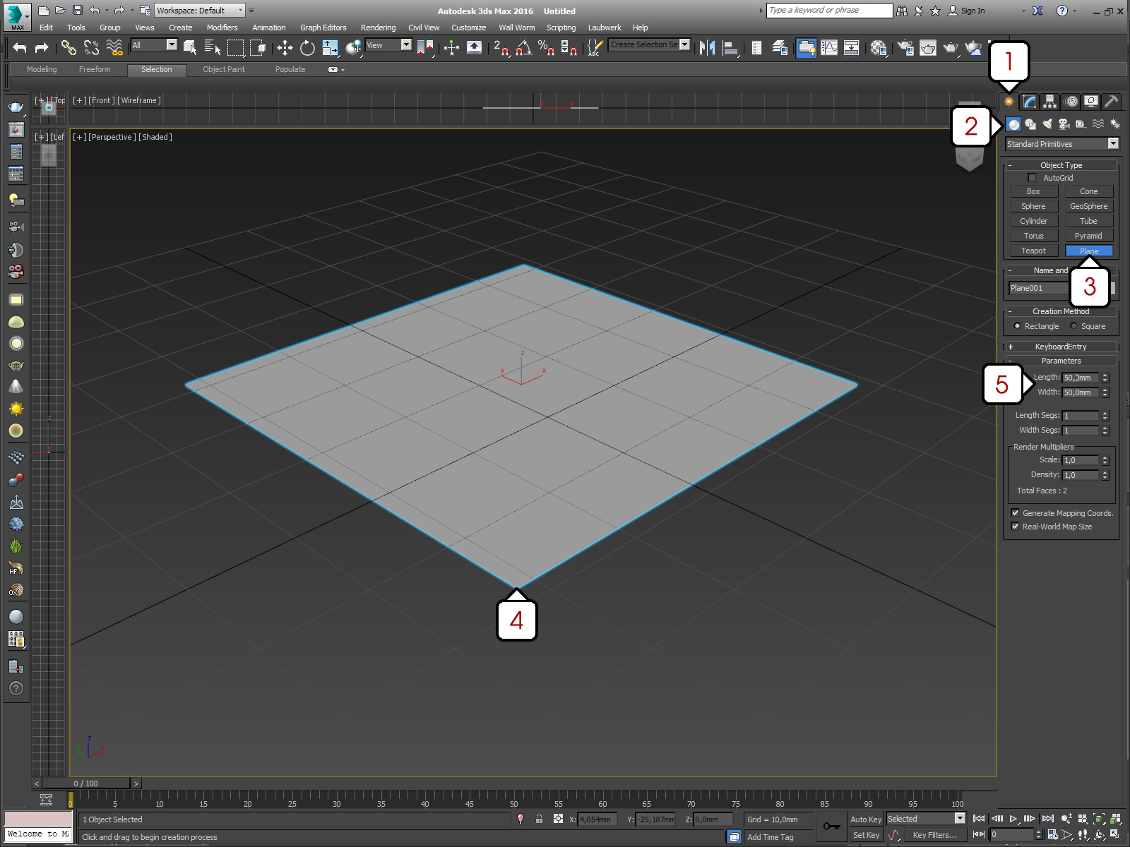 Сплайны 3ds Max