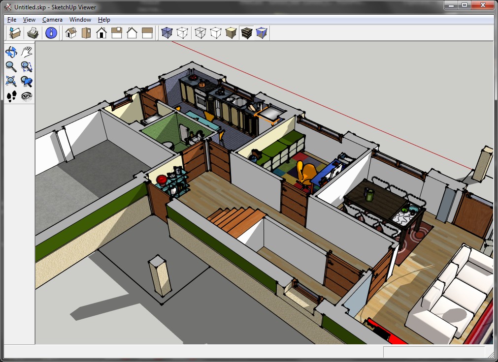 Создание чертежей в sketchup