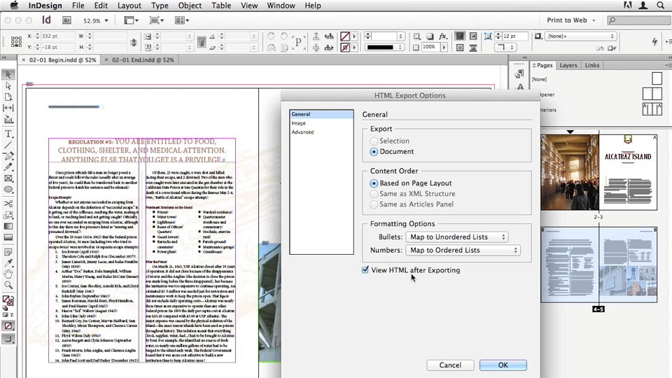 Как сохранить проект в indesign