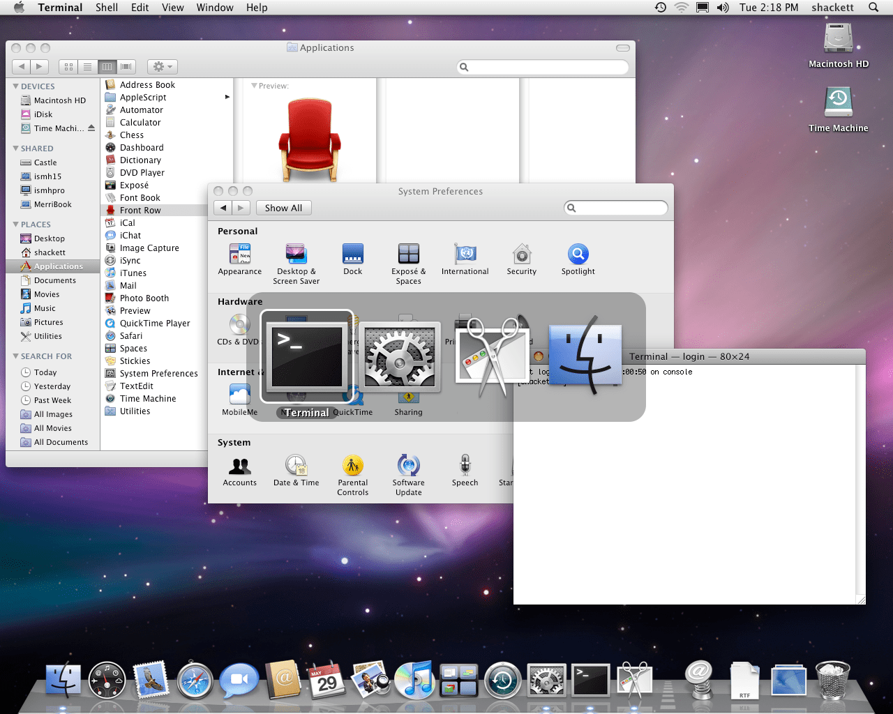 Как вызвать spotlight mac os