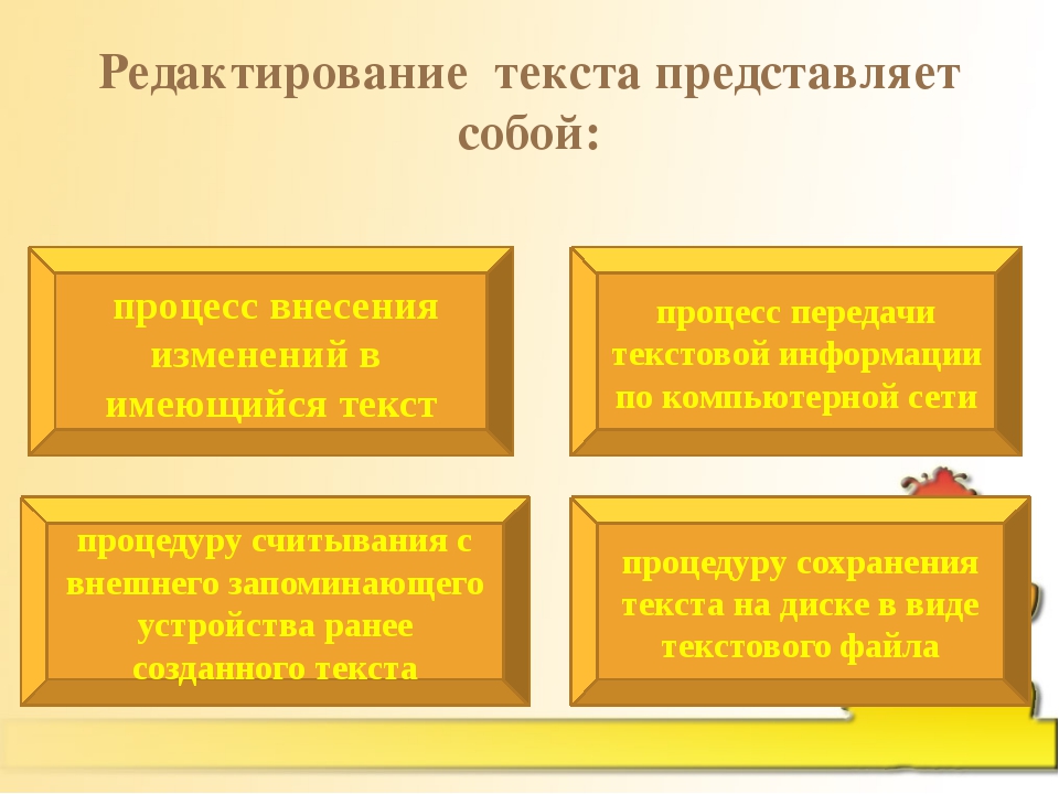 Какой из представленных текстов. Редактирование текста представляет собой. Редактирование текста представляет собой процесс. Перечень основных устройств. Полный перечень основных устройств.