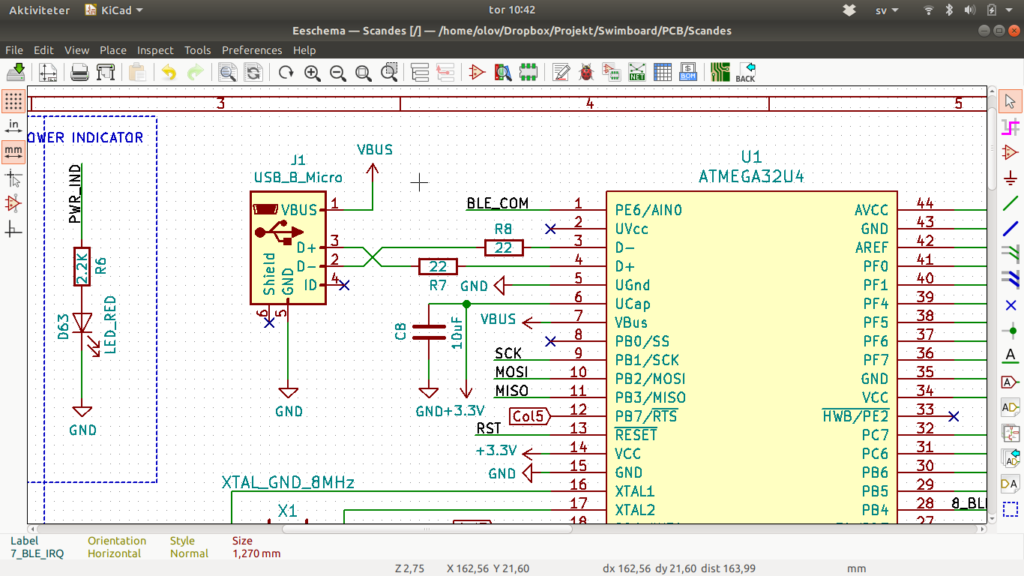 Kicad моделирование схемы