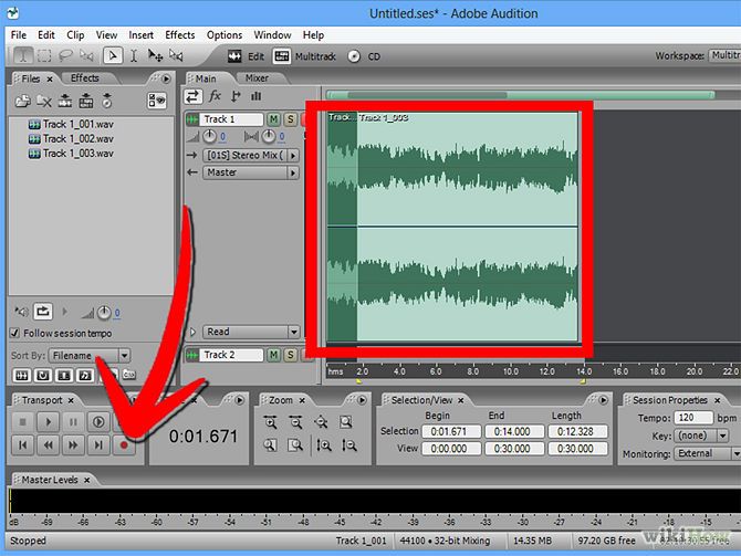 Adobe audition как наложить звук на видео