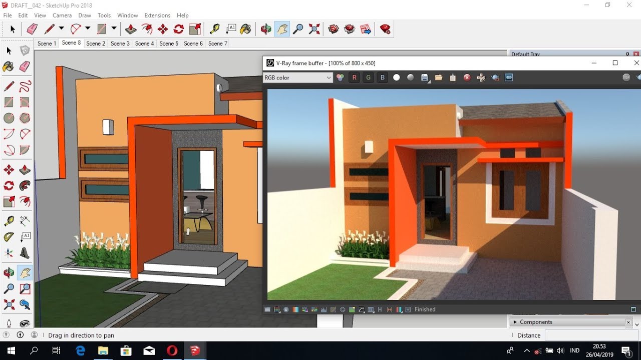 Sketchup как выделить объект целиком