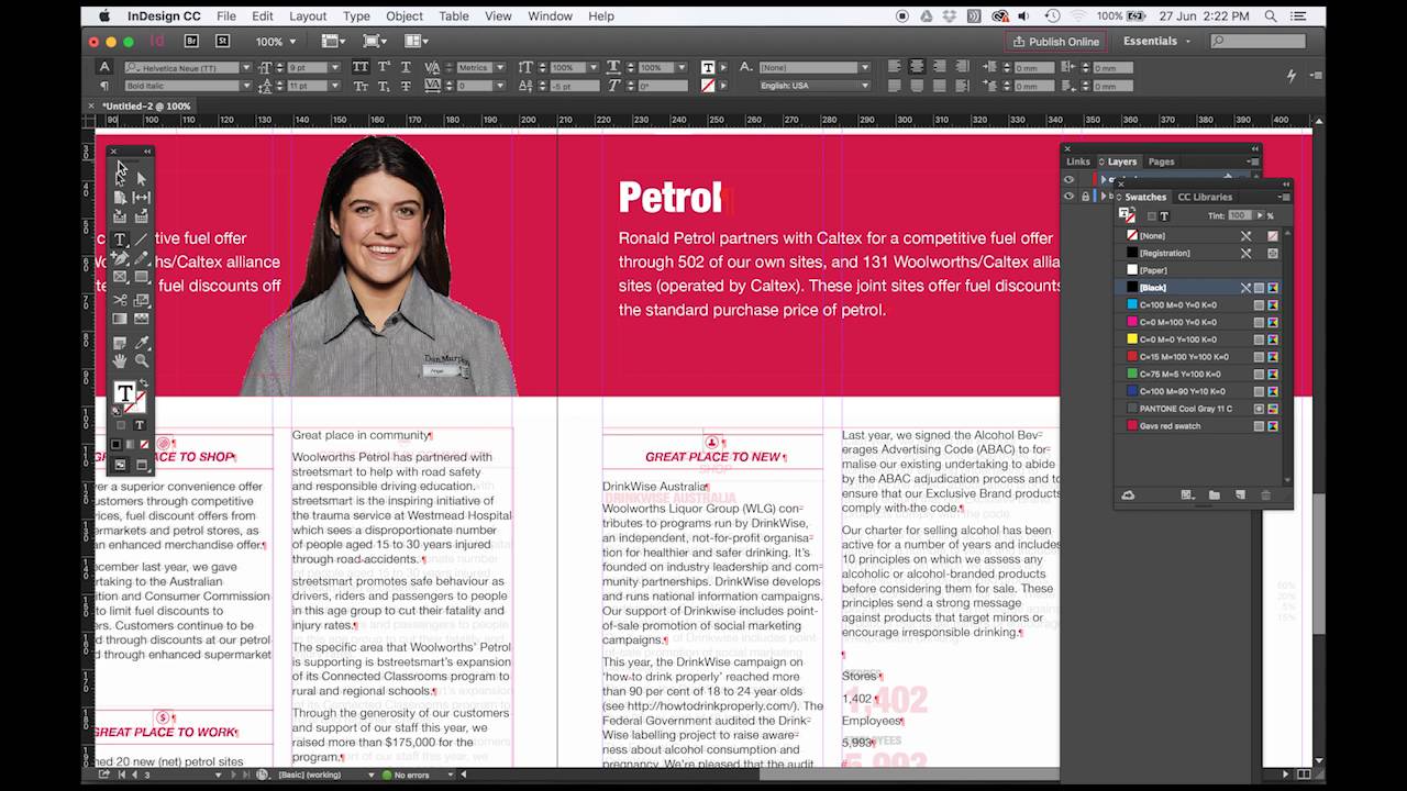 Как добавить фото в indesign