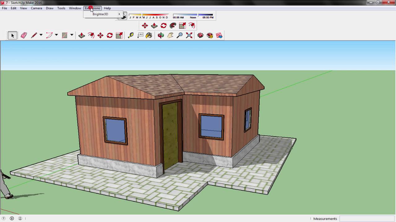 Где sketchup хранит материалы