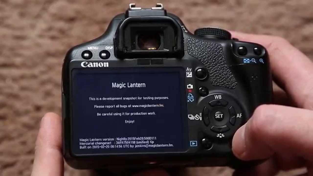 magic lantern canon 60d install