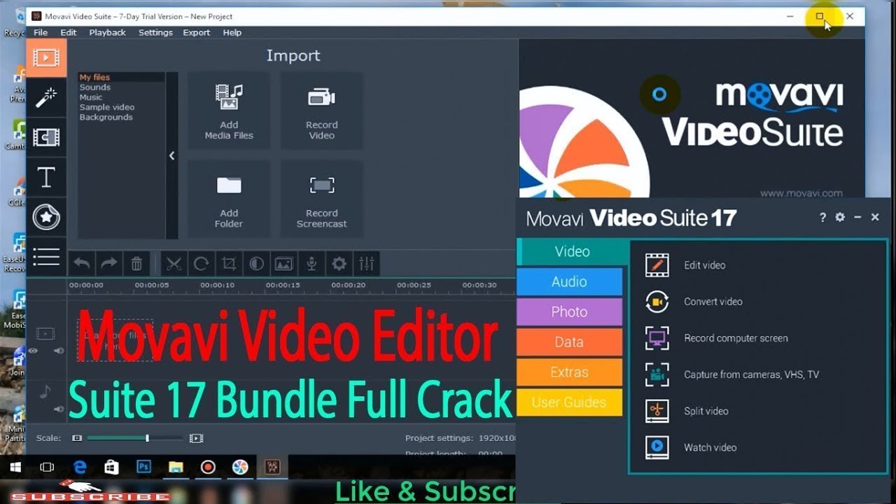 Активировать movavi video suite 21