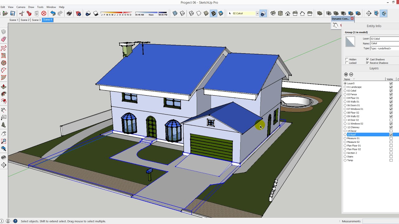 Sketchup как рисовать трубопровод