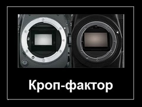 Что такое кроп матрица в фотоаппарате