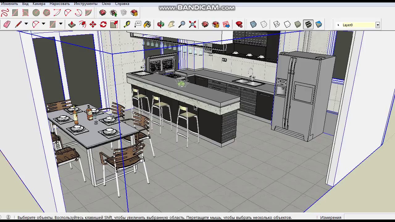 Sketchup как разложить модель на детали