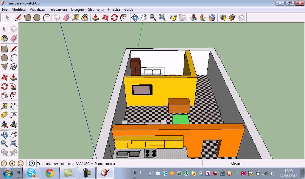 Sketchup как выделить объект целиком