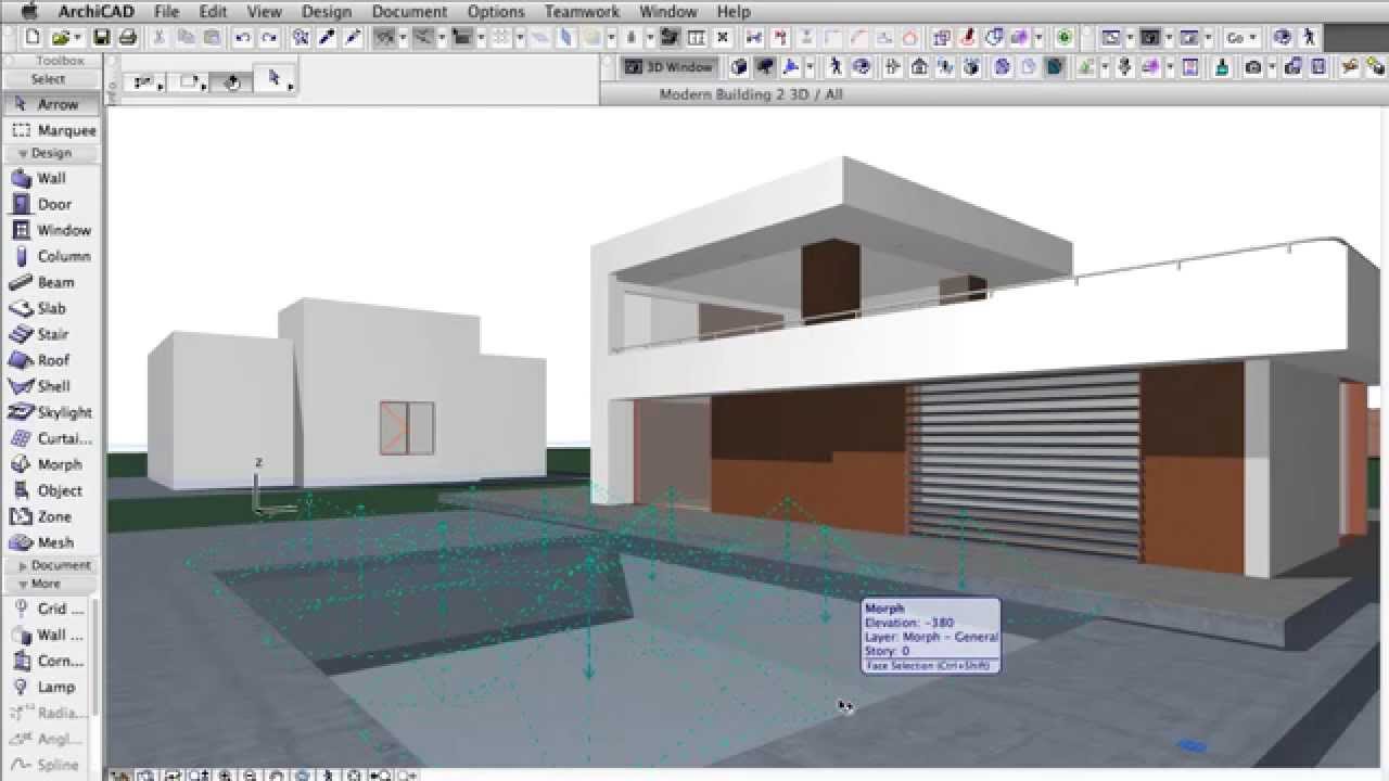 Archicad как удалить линии