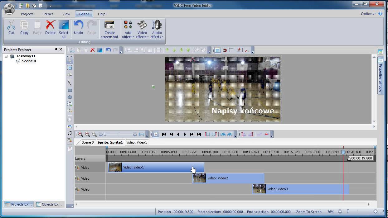 Как сохранить проект в vsdc free video editor