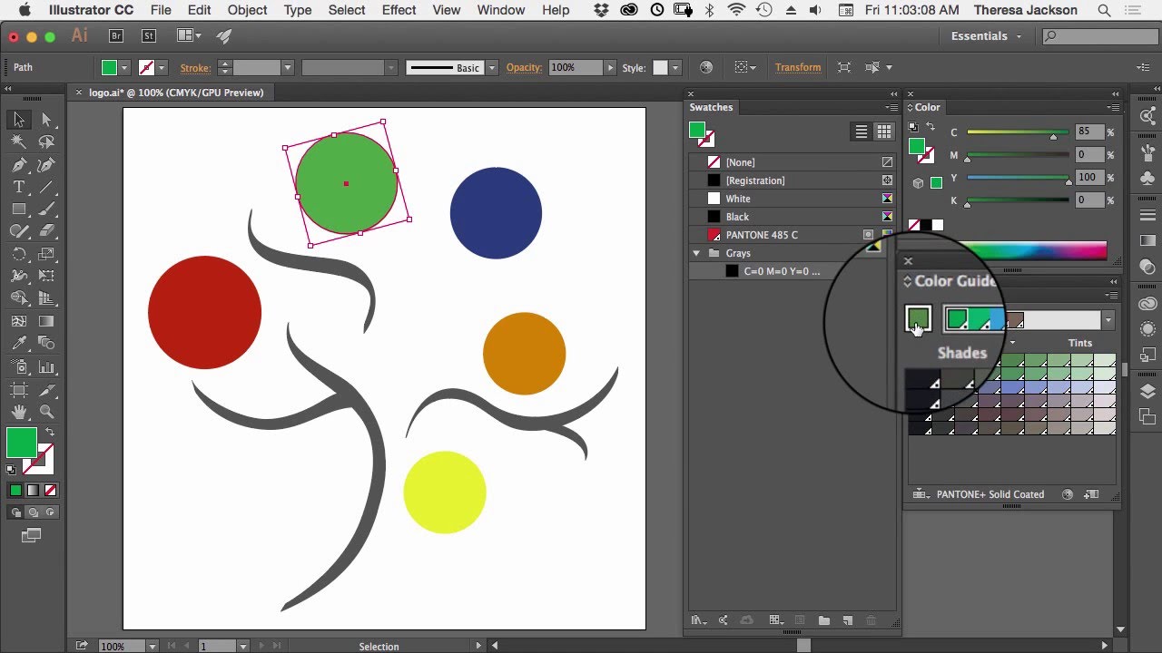 Объекты в adobe illustrator объединяют в группу для