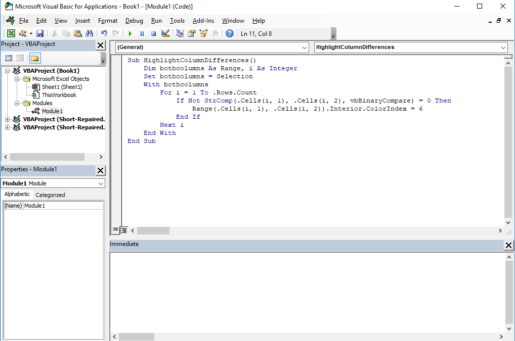 Excel vba неверная ссылка вперед или ссылка на не откомпилированный тип