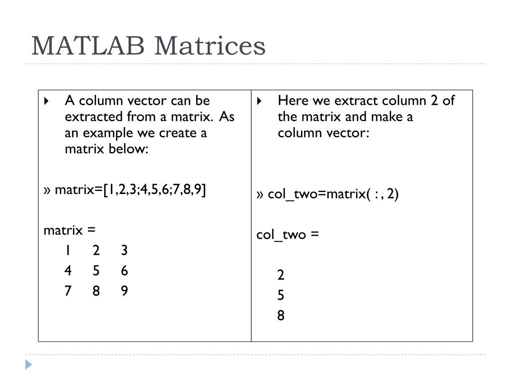 investing matrices matlab program